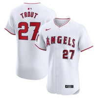 Los Angeles Angels Mike Trout White jersey – view 2