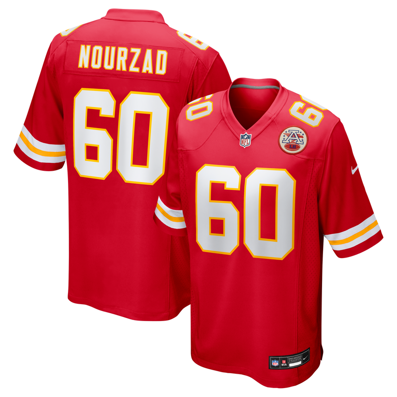 Kansas City Chiefs Hunter Nourzad Red jersey – view 1