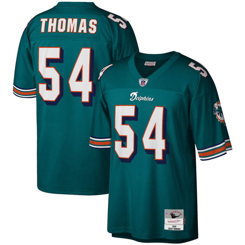 Miami Dolphins Zach Thomas Aqua jersey – view 1