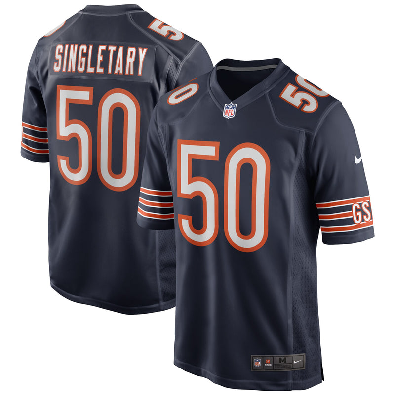 Chicago Bears Mike Singletary Navy jersey – view 1