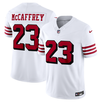San Francisco 49ers Christian McCaffrey White jersey – view 2