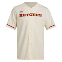 Rutgers Scarlet Knights adidas Cream jersey – view 3