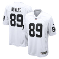 Las Vegas Raiders Brock Bowers White jersey – view 1