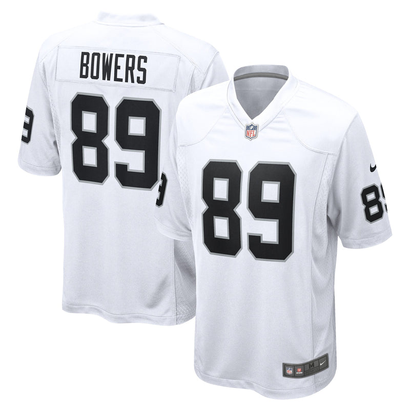 Las Vegas Raiders Brock Bowers White jersey – view 1