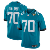 Jacksonville Jaguars Cole Van Lanen Teal jersey – view 1