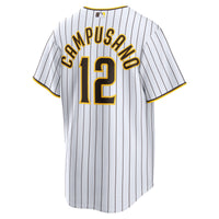 San Diego Padres Luis Campusano White jersey – view 3