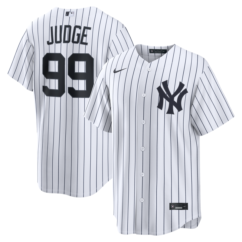 New York Yankees Aaron Judge White jersey – view 1