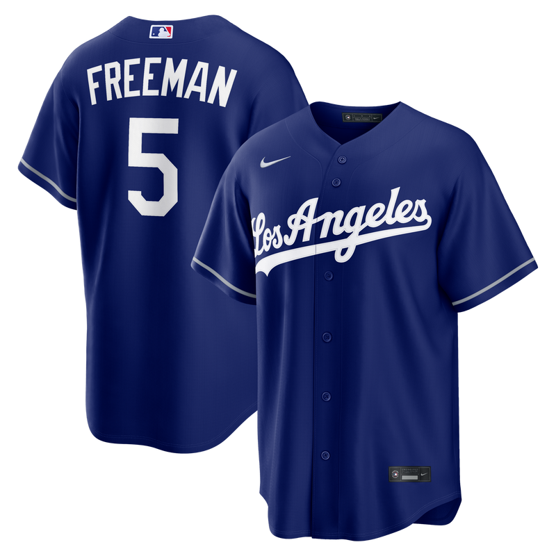 Los Angeles Dodgers Freddie Freeman Royal jersey – view 1