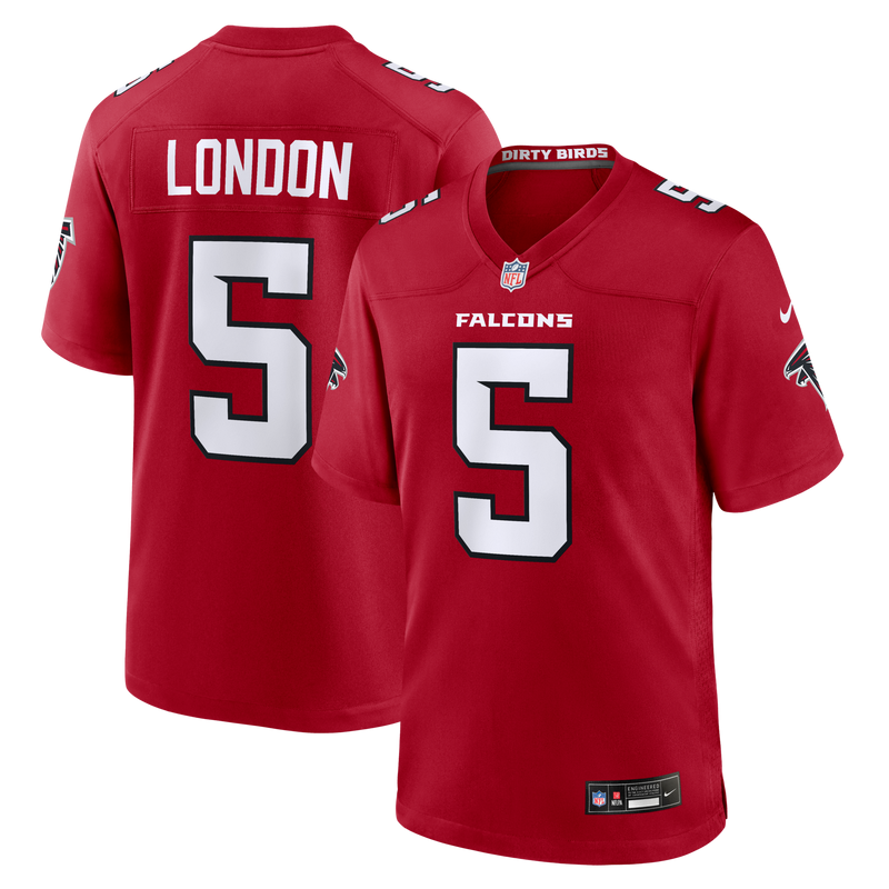 Atlanta Falcons Drake London Red jersey – view 1