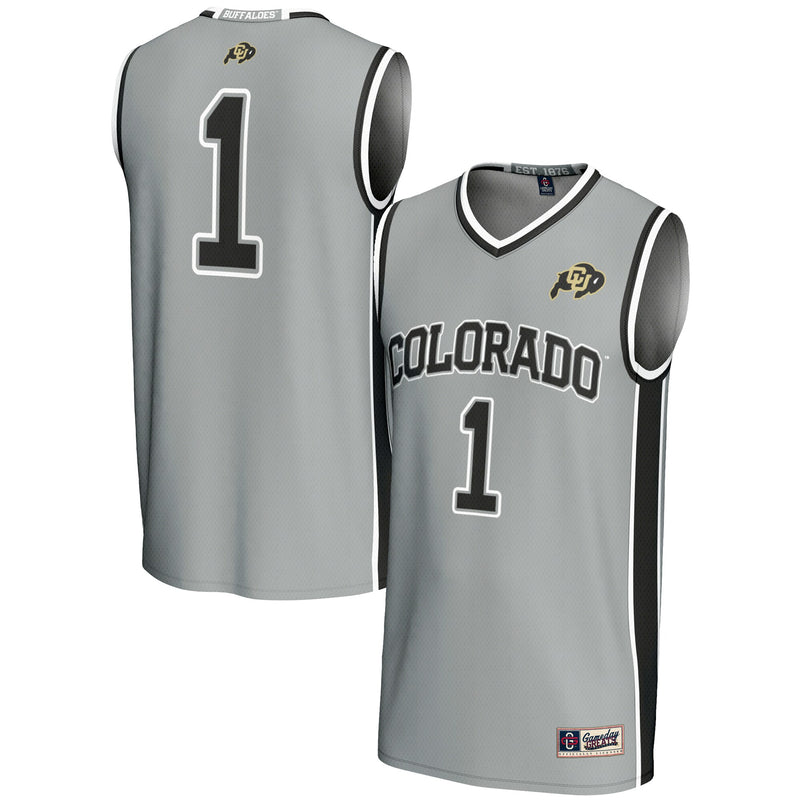 Colorado Buffaloes Gray jersey – view 1