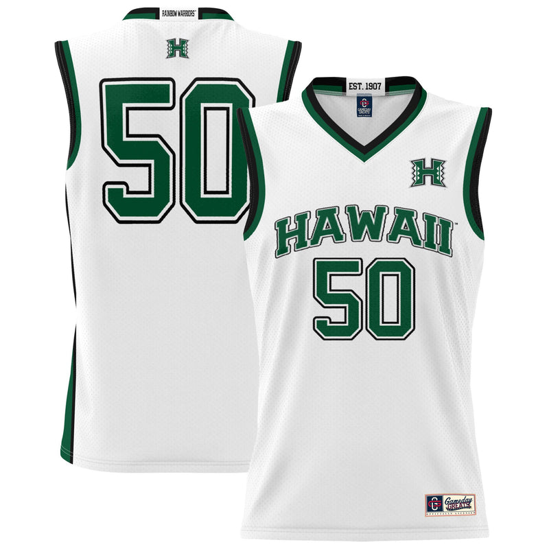 Hawaii Rainbow Warriors White jersey – view 1