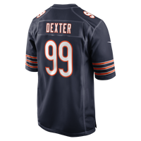 Chicago Bears Gervon Dexter Sr Navy jersey – view 3