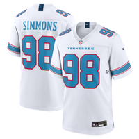 Tennessee Titans Jeffery Simmons White jersey – view 1