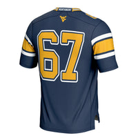 West Virginia Mountaineers Navy jersey – view 4