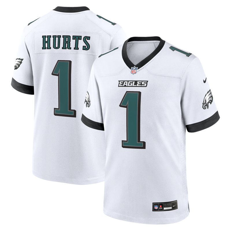 Philadelphia Eagles Jalen Hurts White jersey – view 1