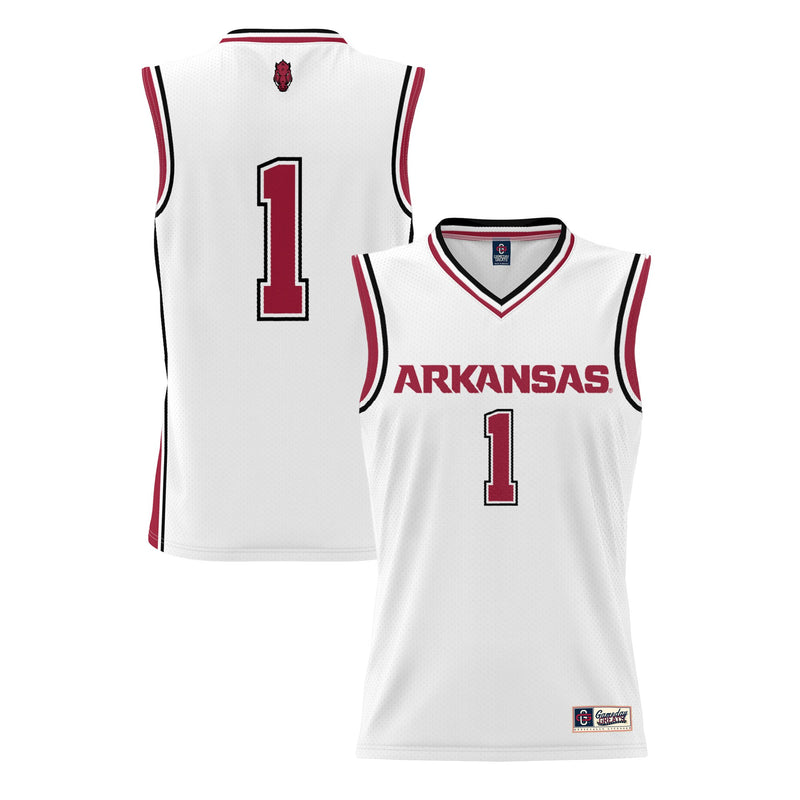 Arkansas Razorbacks Lightweight White jersey – view 1