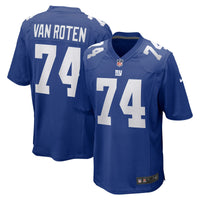 New York Giants Greg Van Roten Royal jersey – view 2