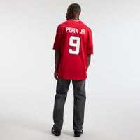 Atlanta Falcons Michael Penix Jr. Red jersey – view 6