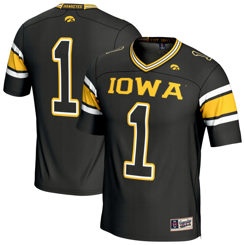 Iowa Hawkeyes GameDay Greats Black jersey – view 1