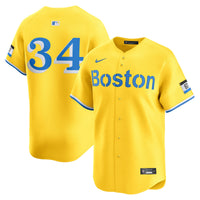 Boston Red Sox David Ortiz Gold jersey – view 1