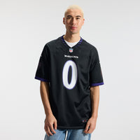 Baltimore Ravens Roquan Smith Black jersey – view 3