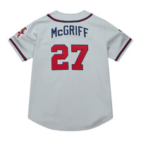 Atlanta Braves Fred McGriff Gray jersey – view 4