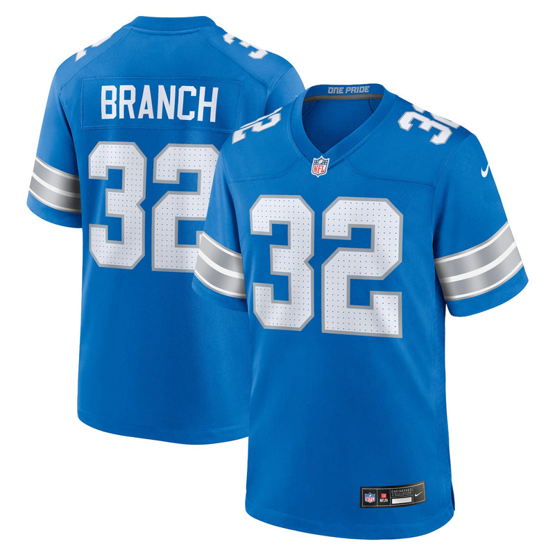 Detroit Lions Brian Branch Blue jersey – view 1