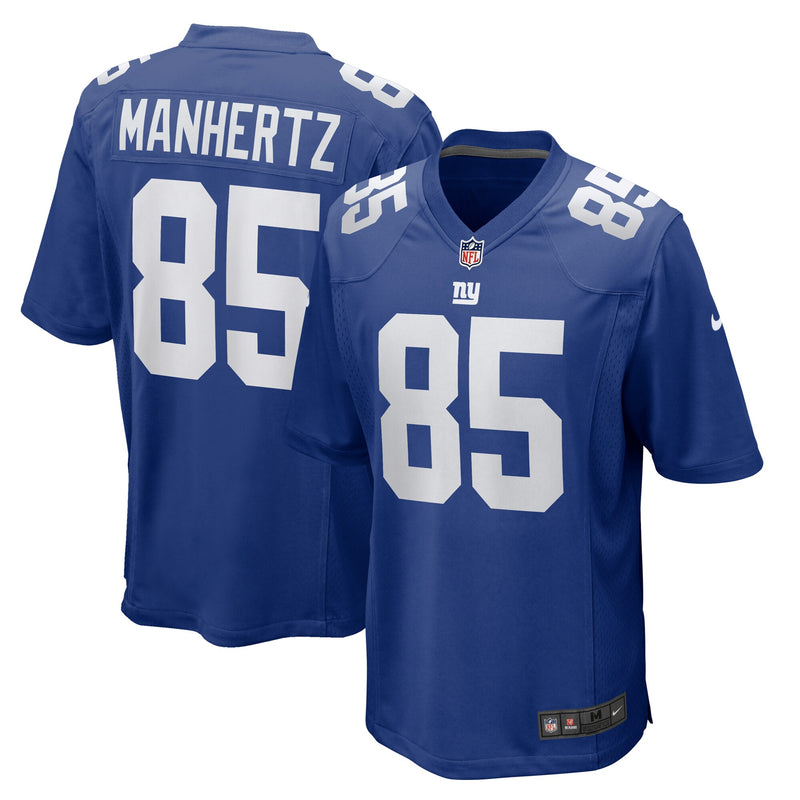 New York Giants Chris Manhertz Royal jersey – view 1