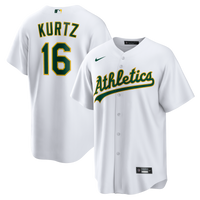Athletics Nick Kurtz White jersey – view 1