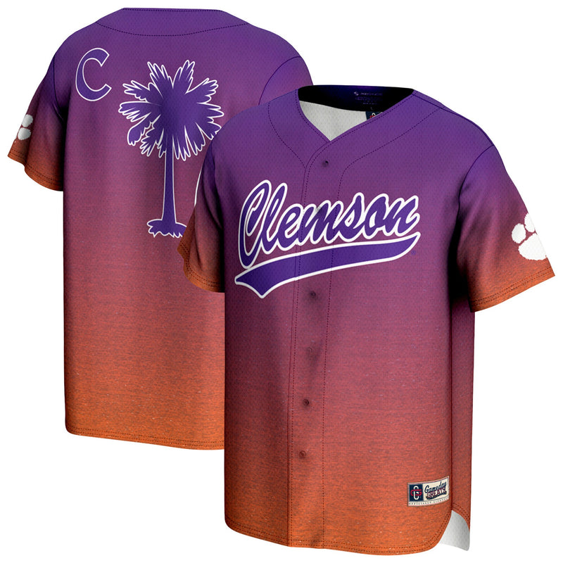 Clemson Tigers Lightweight Baseball Orange jersey – view 1