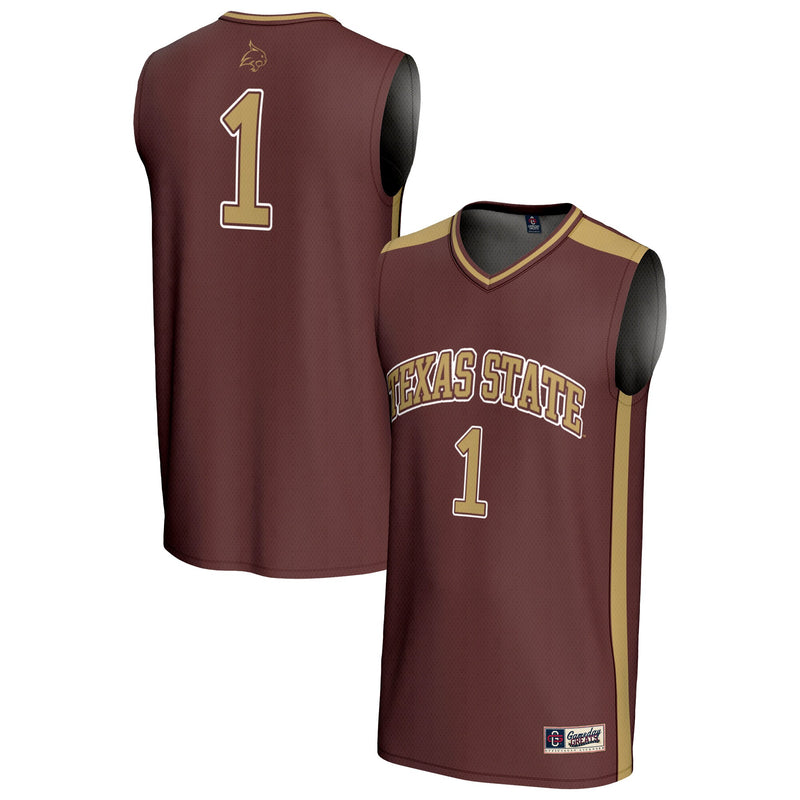 Texas State Bobcats Maroon jersey – view 1