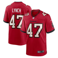 Tampa Bay Buccaneers John Lynch Red jersey – view 1