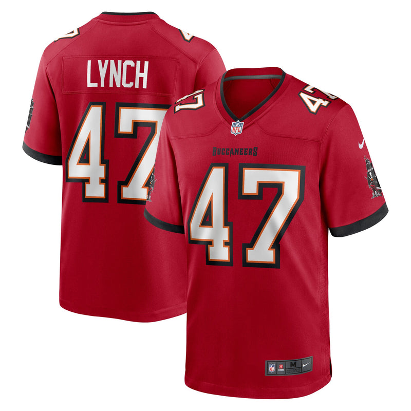 Tampa Bay Buccaneers John Lynch Red jersey – view 1