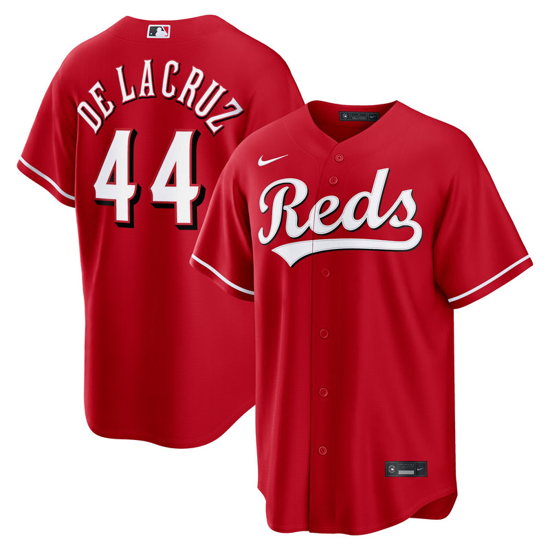 Cincinnati Reds Elly De La Cruz Red jersey – view 1