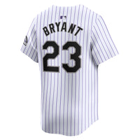 Colorado Rockies Kris Bryant White jersey – view 4