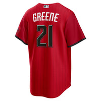 Cincinnati Reds Hunter Greene Red jersey – view 4