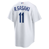 Los Angeles Dodgers Rōki Sasaki White jersey – view 4