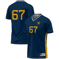 West Virginia Mountaineers Navy jersey – view 1