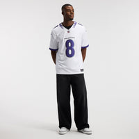 Baltimore Ravens Lamar Jackson White jersey – view 5