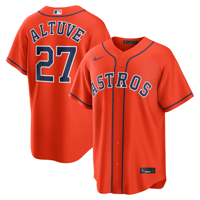 Houston Astros Jose Altuve Orange jersey – view 1