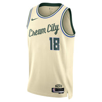 Milwaukee Bucks Cream jersey – view 3