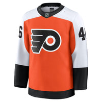 Philadelphia Flyers Trevor Zegras Orange jersey – view 3