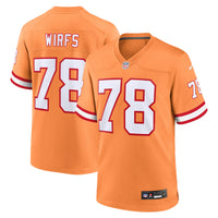Tampa Bay Buccaneers Tristan Wirfs Orange jersey – view 2