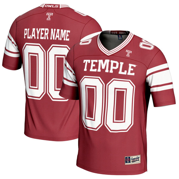 Temple Owls GameDay Greats NIL Pick-A-Player Football Jersey - Crimson