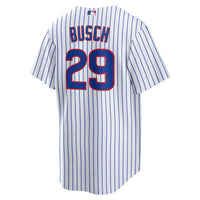 Chicago Cubs Michael Busch White jersey – view 4