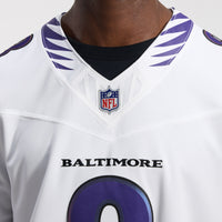 Baltimore Ravens Lamar Jackson White jersey – view 10