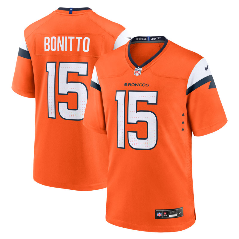 Denver Broncos Nik Bonitto Orange jersey – view 1