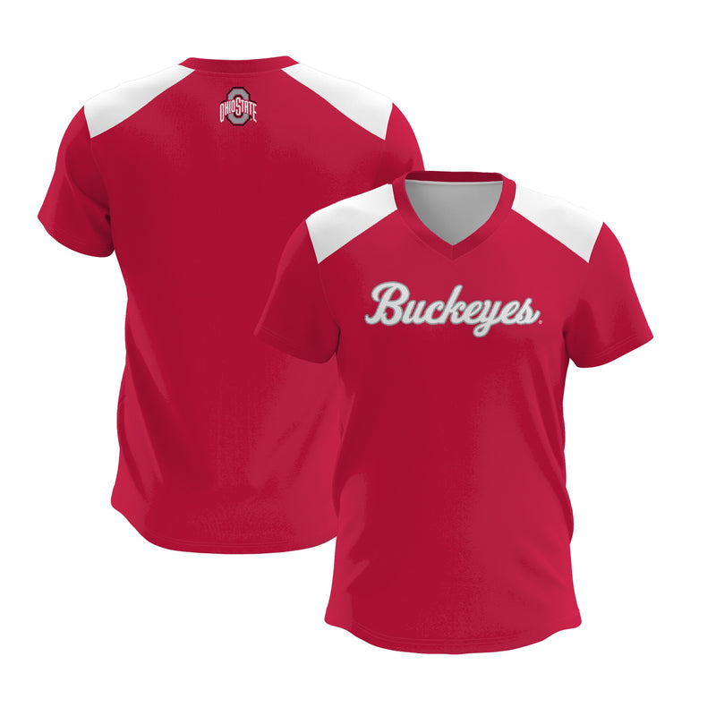 Ohio State Buckeyes GameDay Greats Scarlet jersey – view 1