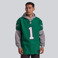 Philadelphia Eagles Jalen Hurts Green jersey – view 3