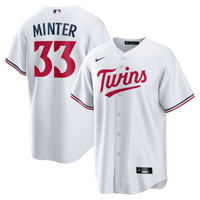 Minnesota Twins A.J. Minter White jersey – view 2
